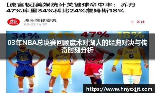 03年NBA总决赛回顾魔术对湖人的经典对决与传奇时刻分析