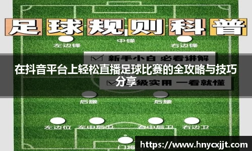 在抖音平台上轻松直播足球比赛的全攻略与技巧分享